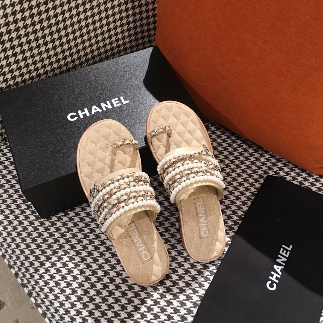 CHANEL Shoes | Authentic Nude Patent Leather Chanel Logo 