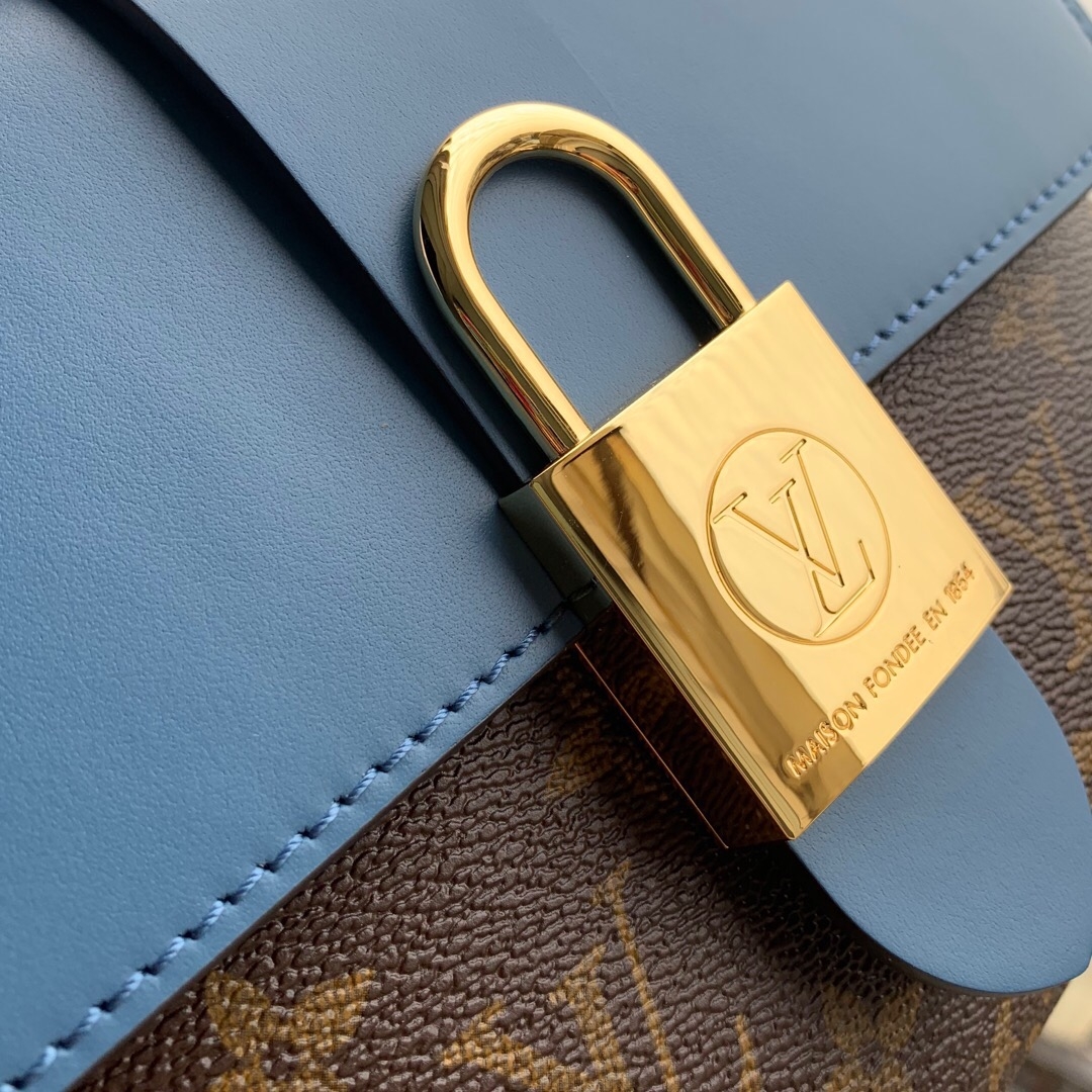 Louis Vuitton Locky BB Top Handle Bag M44321 Blue 2019 (KD-9021411 )