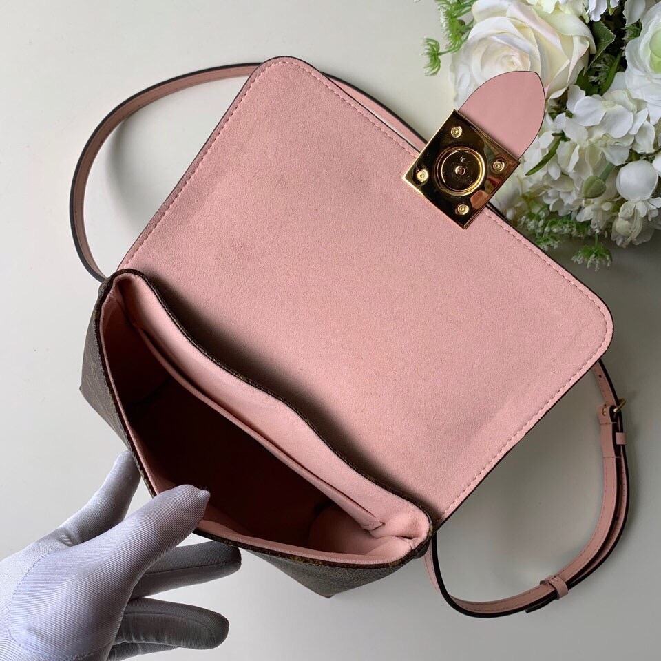 Louis Vuitton Locky BB Top Handle Bag M44080 Pink 2019 (KD-9021414 )