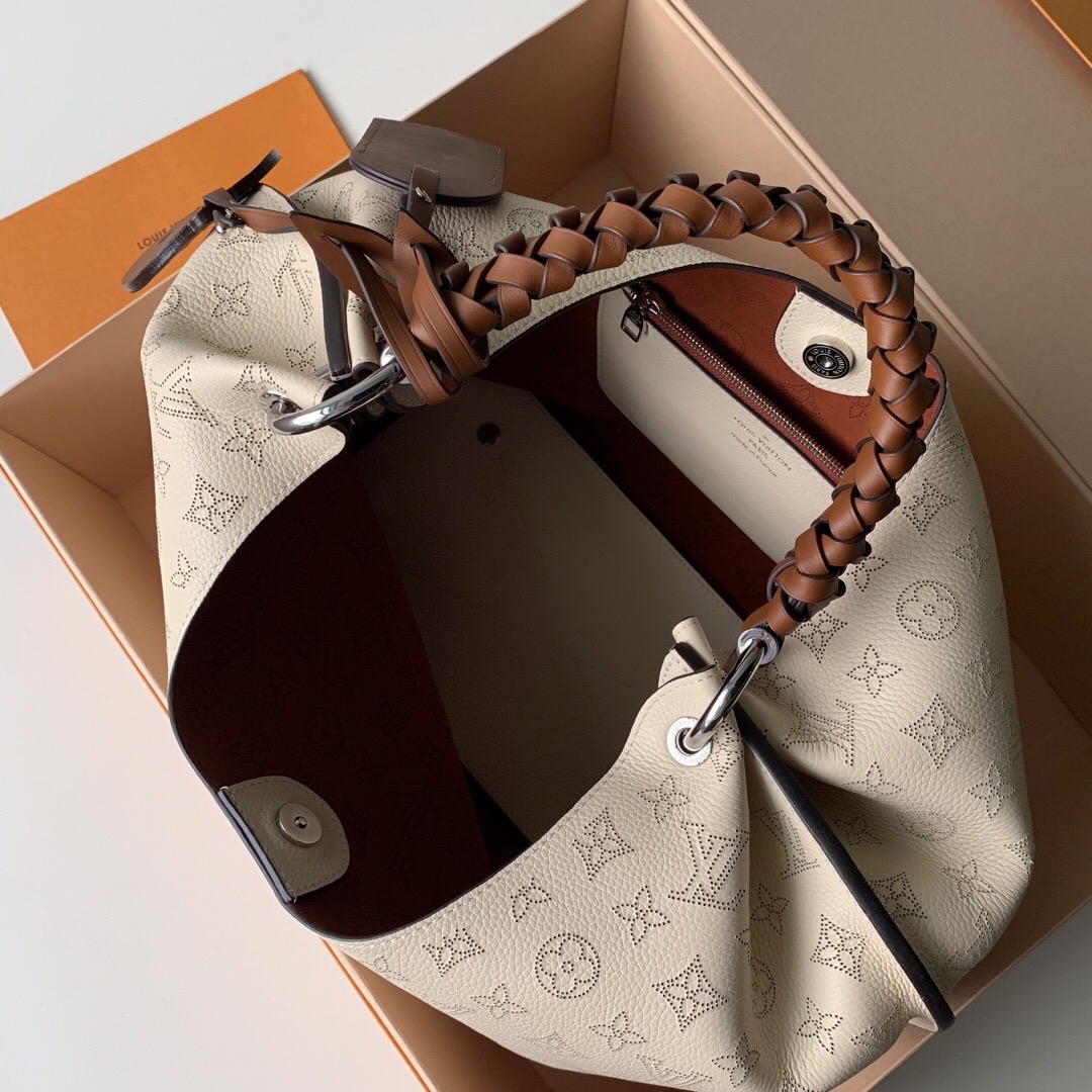 Louis Vuitton Carmel Hobo Shoulder Bag M53188 Creme White 2019 (KD-9040106 )