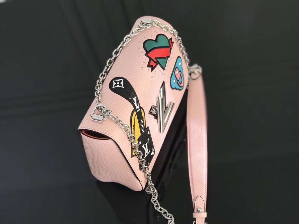Louis Vuitton Epi Leather Travel Twist MM Bag M52487 Pink 2019 (F-9010234 )