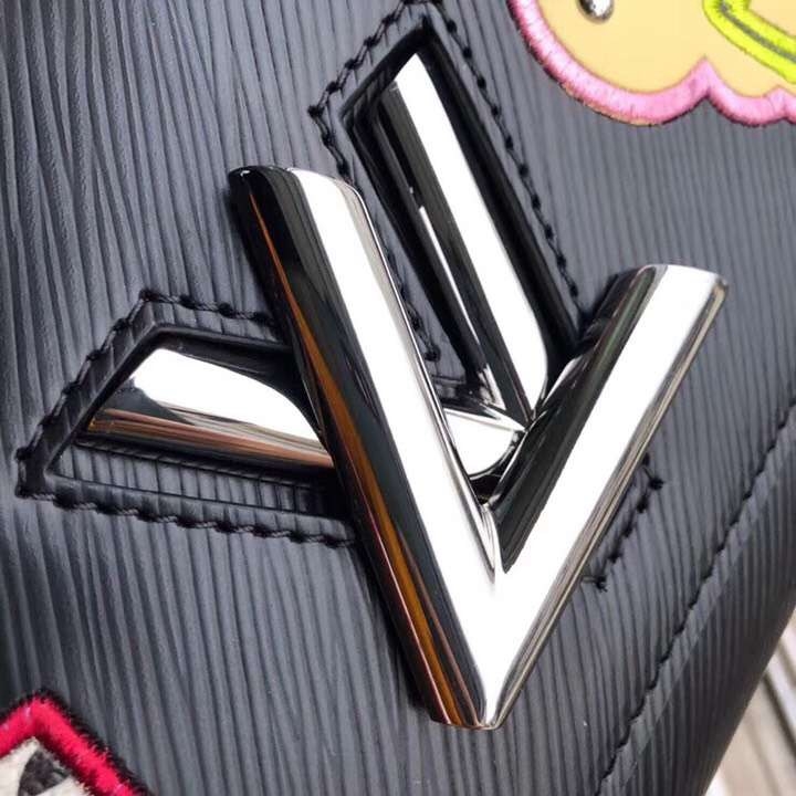 Louis Vuitton Epi Leather Travel Twist MM Bag M52487 Black 2019 (F-9010235 )