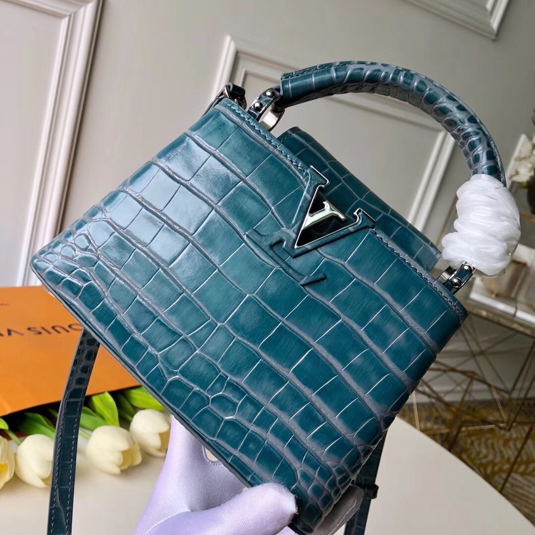Louis Vuitton Capucines Mini Crocodile Bag N93074