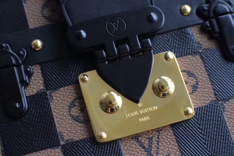 Louis Vuitton Checkerboard Canvas Petite Malle Bag M94219 Brown 2019 (XYS-9011807 )