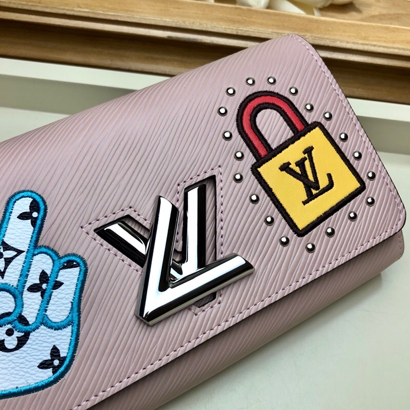 Louis Vuitton Twist Chain Wallet in Epi Leather M63320 Pink 2019 (JCP-9021407 )