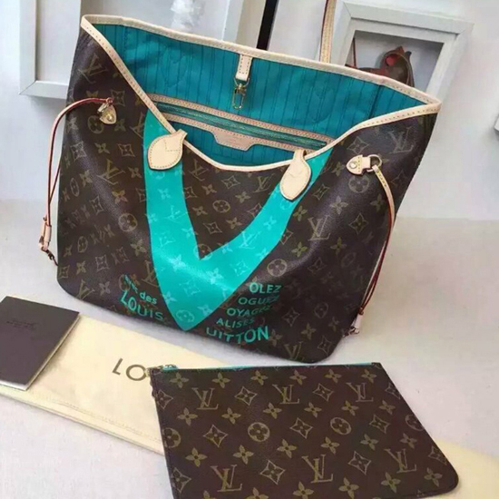 Louis Vuitton M41602 Neverfull Mm Shoulder Bag Monogram Canvas