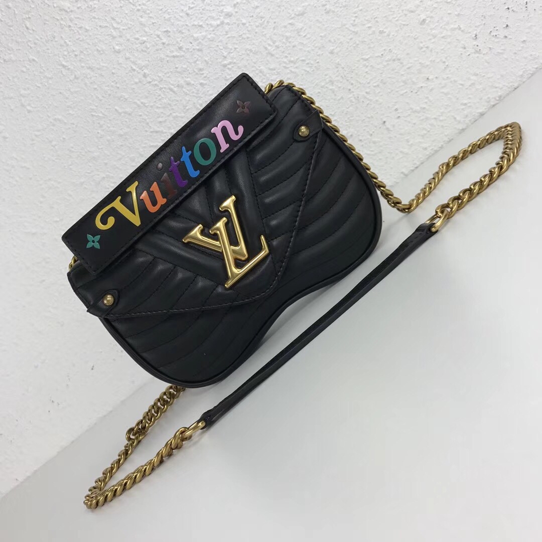 Louis Vuitton Black New Wave Chain Bag PM M51683