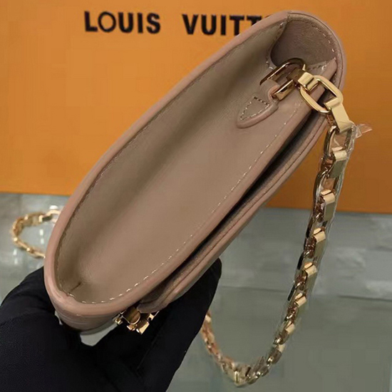 Louis Vuitton M42386 Chain Louise Gm Crossbody Bag Taurillon