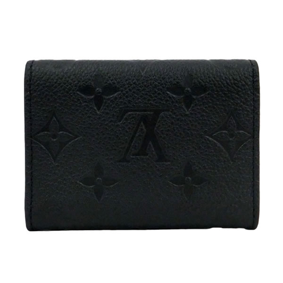 Unboxing Louis Vuitton Card Holder Black Noir Monogram Empreinte Leather  M58456 