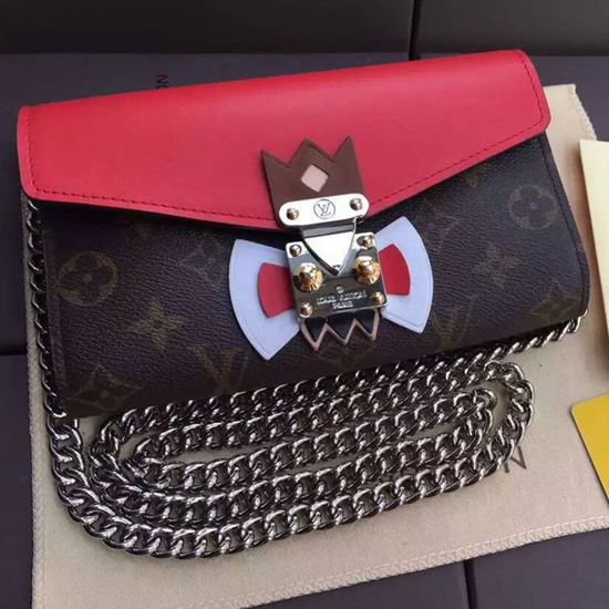 Louis Vuitton Limited Edition Tribal Mask Chain Wallet Clutch Bag