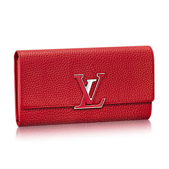 Louis Vuitton M62128 Capucines Wallet Taurillon Leather
