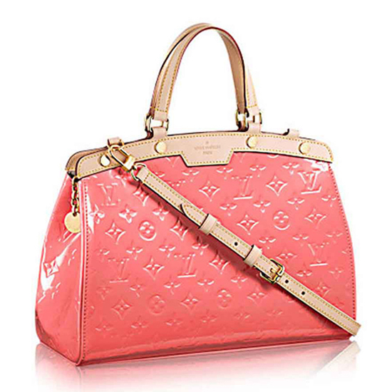 LOUIS VUITTON Rose Indian Monogram Vernis Leather Montana For Sale