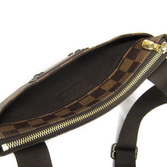 Louis Vuitton N41100 Pochette Plate Brooklyn Crossbody Bag Damier Ebene Canvas