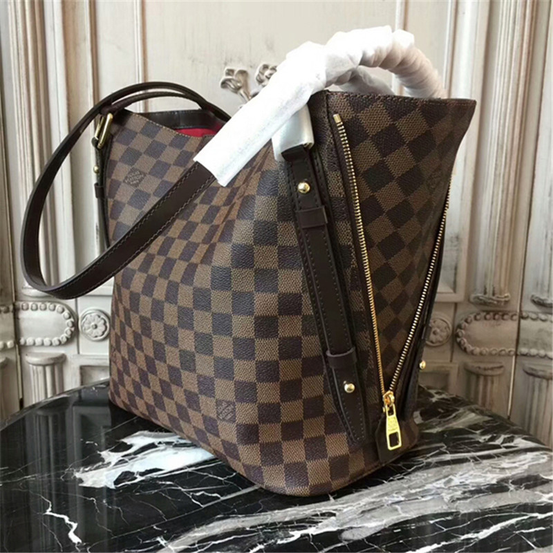 Louis Vuitton Cabas Rivington Damier Ebene Tote Bag