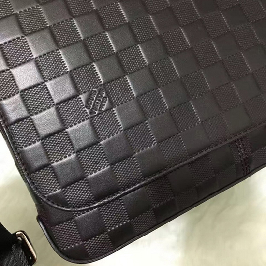 Louis Vuitton District NM Messenger Bag Damier Infini Leather PM Black