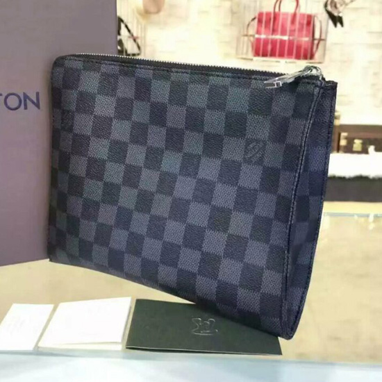Louis Vuitton Damier Graphite Rope Canvas District Pm in Blue for