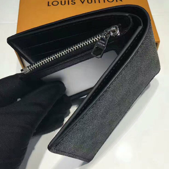 Louis Vuitton N41635 Amerigo Wallet Damier Graphite Canvas
