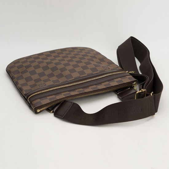 Louis Vuitton N51111 Pochette Bosphore Crossbody Bag Damier Ebene Canvas
