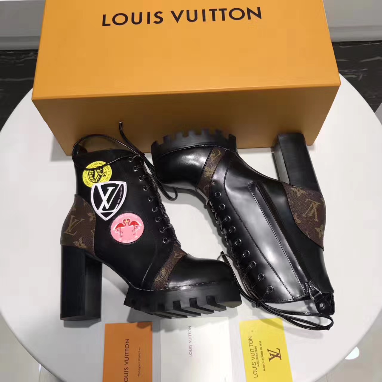 Louis Vuitton Star Trail Ankle Boot With Patches 2017 (GD5023-7080723 )