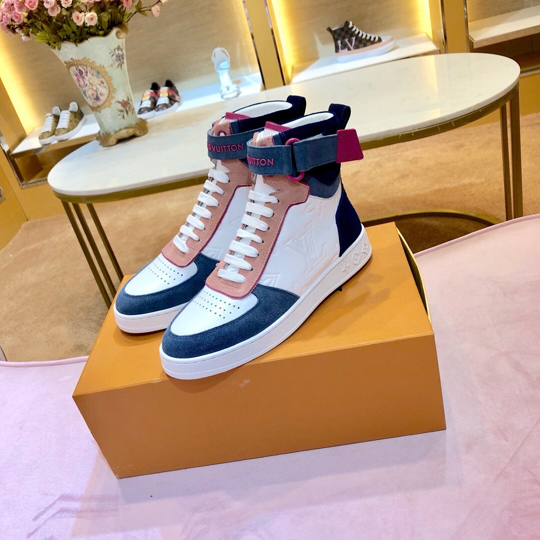 Louis Vuitton Boombox High-Top Sneaker Boot 1A5MY7 2019 (1054-9070305 )