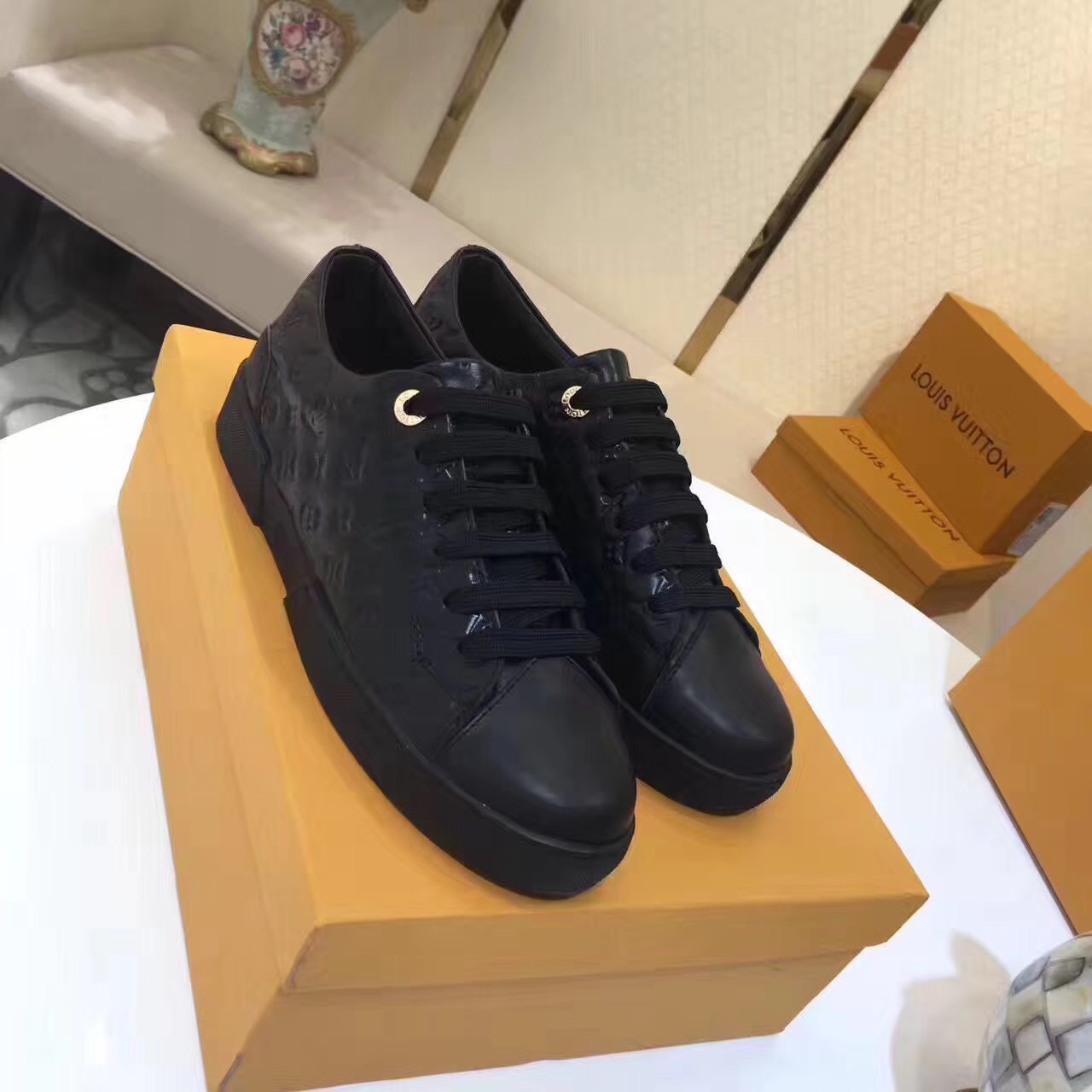Louis Vuitton Stellar Sneaker 1A303D Black 2017 (GD5010-7091825 )