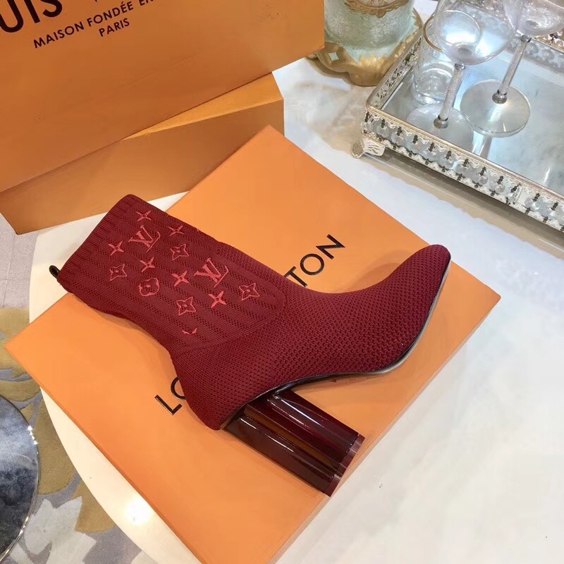 Louis Vuitton Silhouette Ankle Boot 1A3MJ0 Red 2018 (GD1054-8080753 )