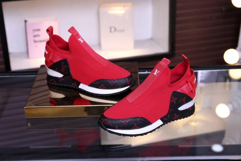 Louis Vuitton Slip-on Sneaker Red/Monogram 2019 (HZ-9031164 )