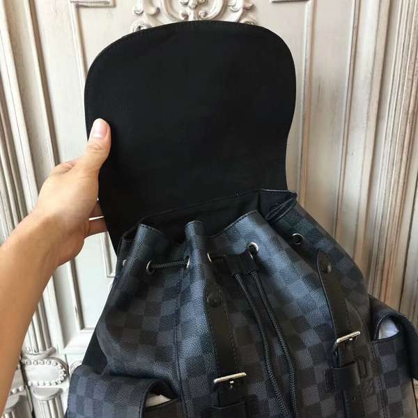 Louis Vuitton Damier Graphite Canvas Christopher PM Backpack Bag